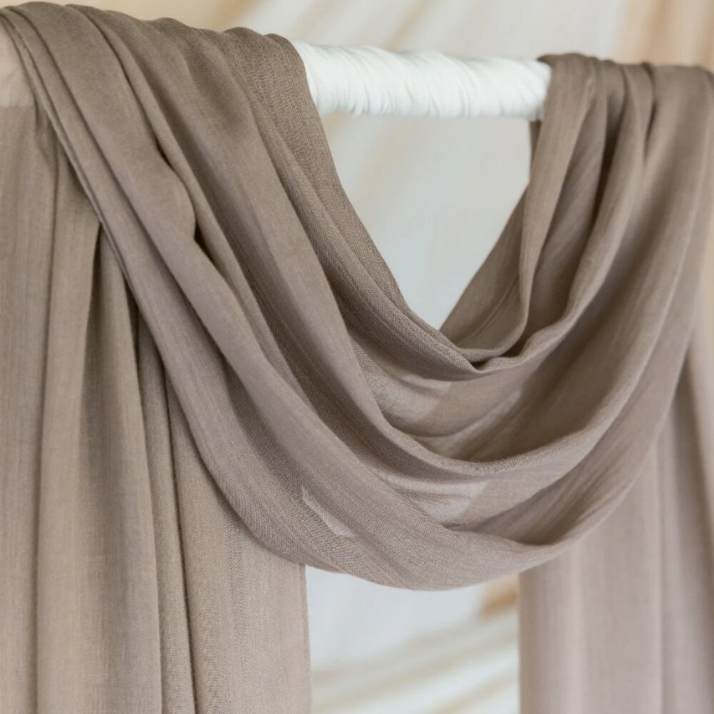 Vela Scarves Truffle Mushroom Light - double